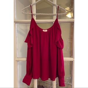 Parker Cold Shoulder Blouse